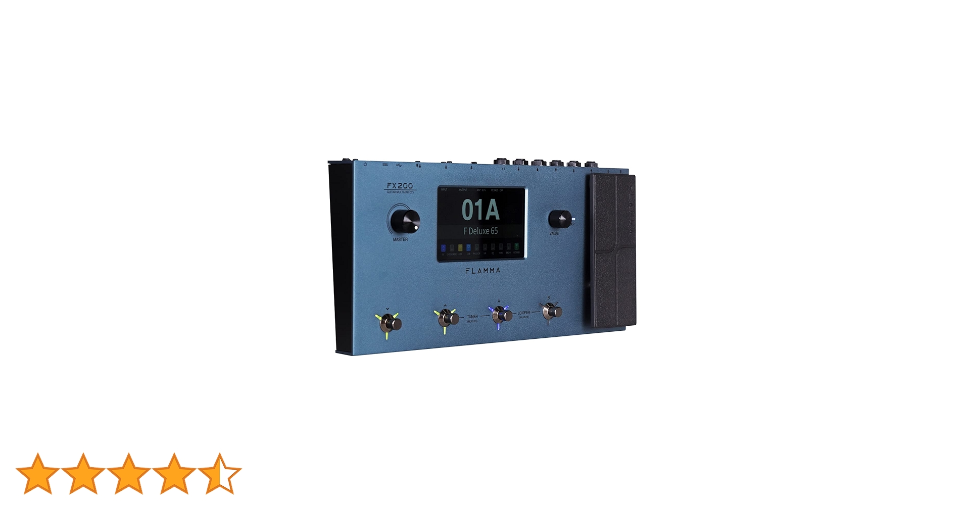 Amazon.co.jp: FLAMMA FX200 マルチ エフェクター ギター ペダル 5